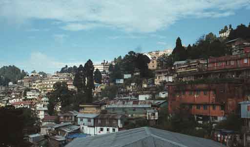 Zicht op Darjeeling