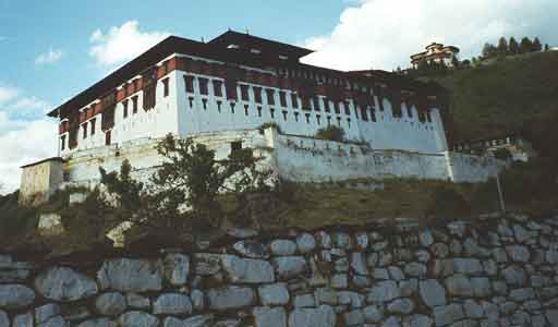De dzong van Paro